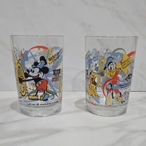 Disney Collectible McDonald's WDW 100 Years Of MAGIC glasses